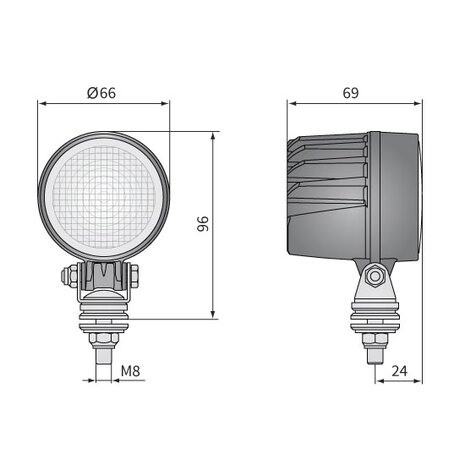 Wesem LED Arbeitsscheinwerfer CRC4