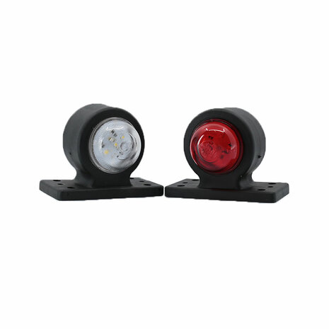 Dasteri LED Begrenzungsleuchte 10-30V Weiss + Rot (Satz)