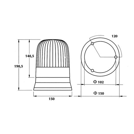 Dasteri Xenon Warnleuchte Dasteri 440