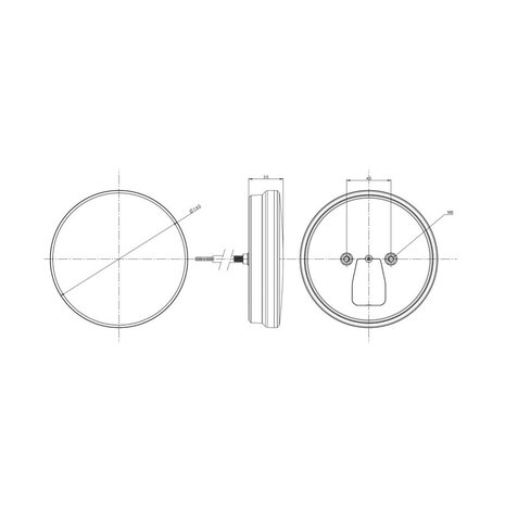 Fristom FT-213 LED Rückleuchte 3-Funktionen