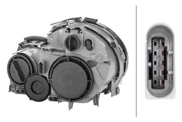 Hella Koplamp MB C-KL (C203) 03/01-02/04 Rechts H7 | 1DR 007 984-101