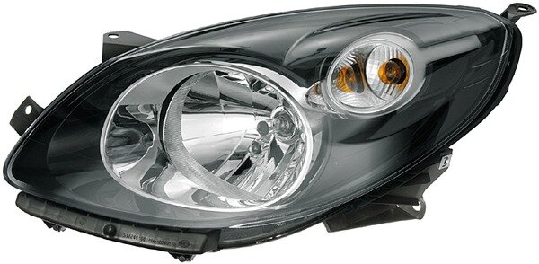 Hella Koplamp Renault Twingo 07- Rechts zwart H4 | 1E7 271 510-361