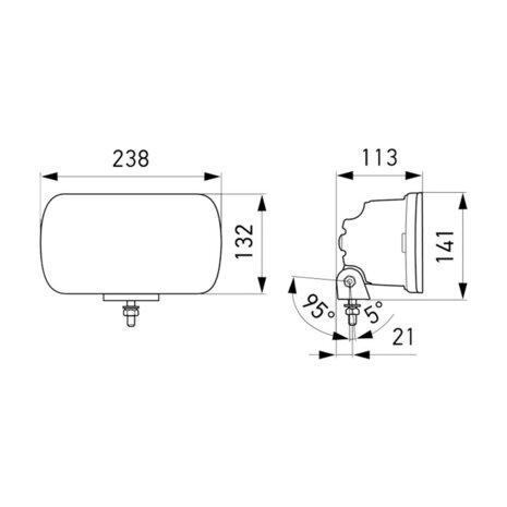 Hella LED Fernscheinwerfer Jumbo 12/24V | 1FE 016 773-001