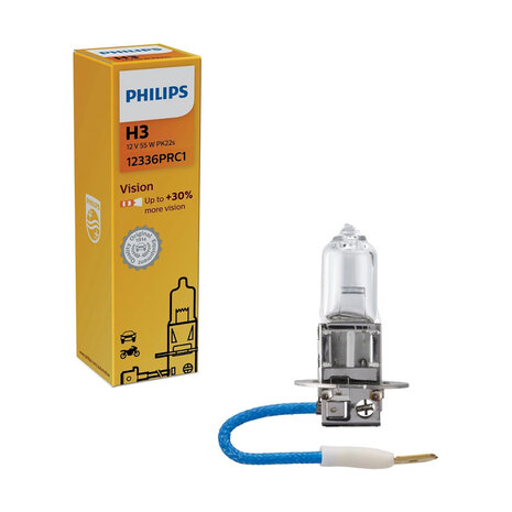 Philips H3 Halogenlampe 12V PK22s Vision