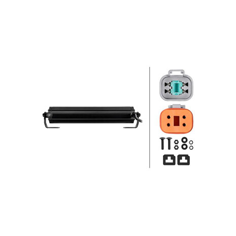 Hella LED Lightbar 12" 32CM Orange/Weiss Positionsleuchte + Blitzer | 1FE 357 666-011