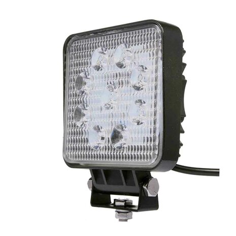 10 Stück Discount 27W LED Arbeitsscheinwerfer quadratisch BUDGET