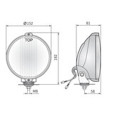 Wesem HO3 Halogen Fernscheinwerfer (Chrom)_