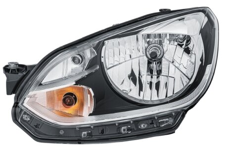 Hella Koplamp VW Up 12/11- chroom Links H4 | 1EJ 010 670-051