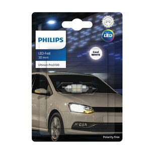 Philips SV8.5 Festoon 30 mm Weiß 6000K 12V