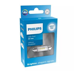 Philips SV8.5 Festoon 43 mm Neutralweiß 4000 K 12 V